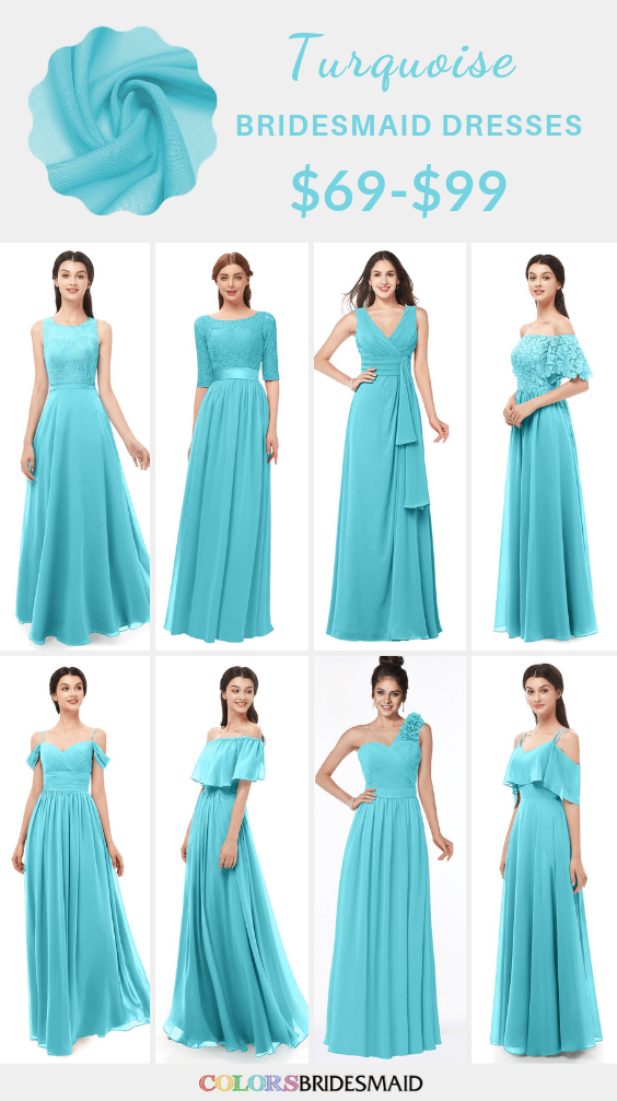 ColsBM turquoise bridesmaid dresses