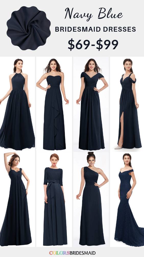 ColsBM navy blue bridesmaid dresses