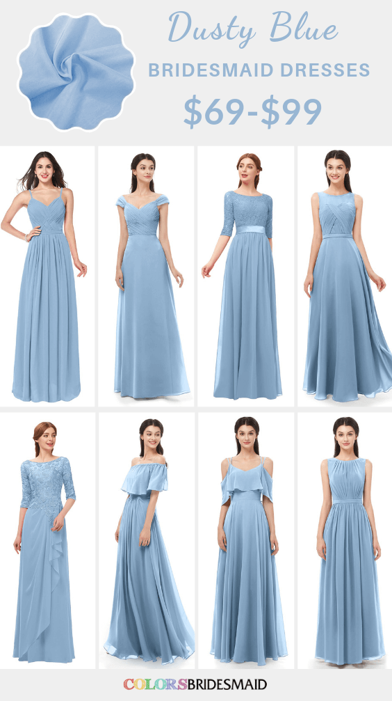ColsBM dusty blue bridesmaid dresses