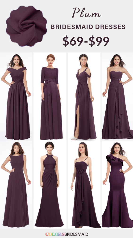 ColsBM plum bridesmaid dresses