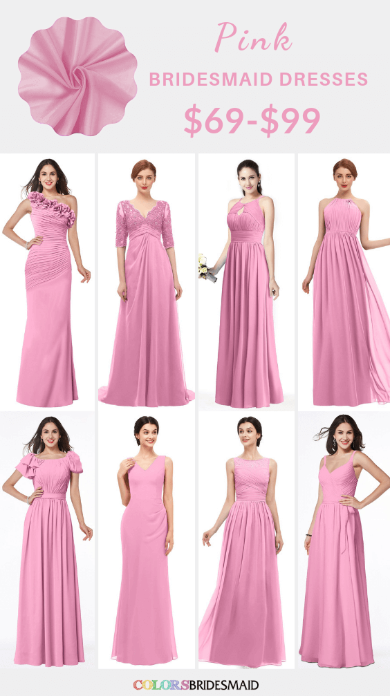 ColsBM pink bridesmaid dresses
