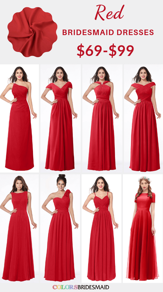 ColsBM red bridesmaid dresses