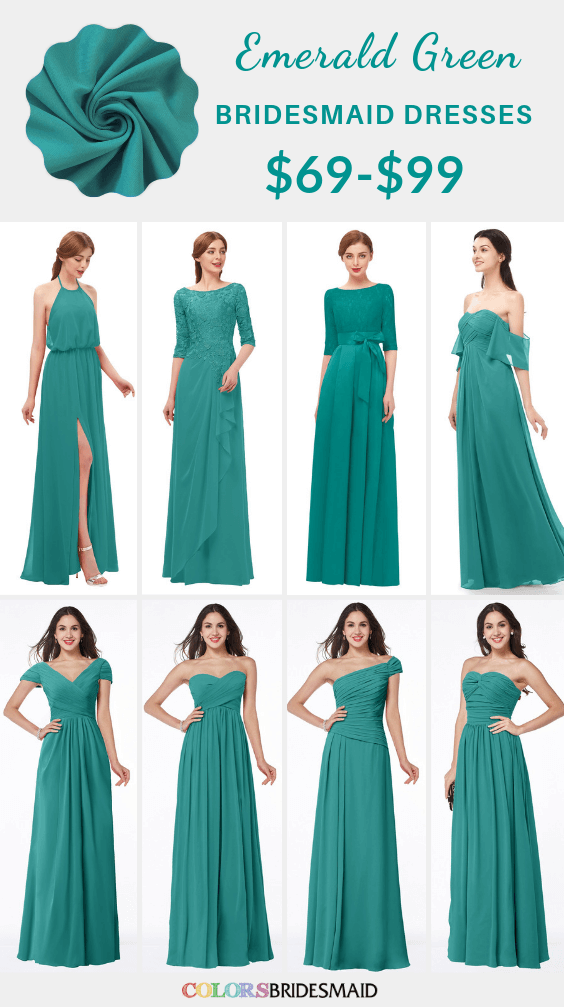 ColsBM emerald green bridesmaid dresses