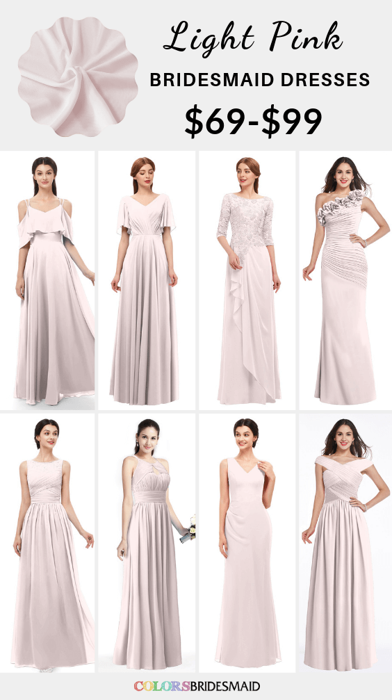 ColsBM light pink bridesmaid dresses
