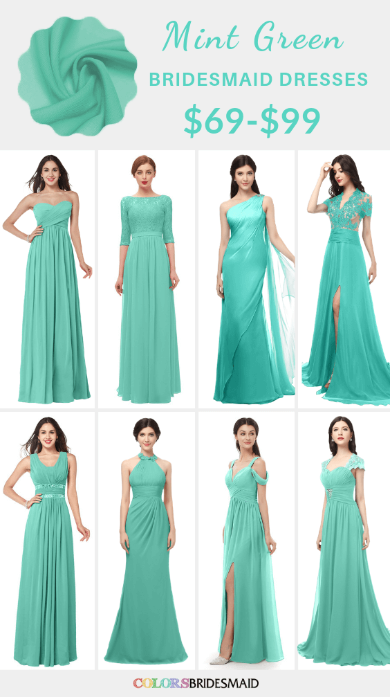 ColsBM mint green bridesmaid dresses