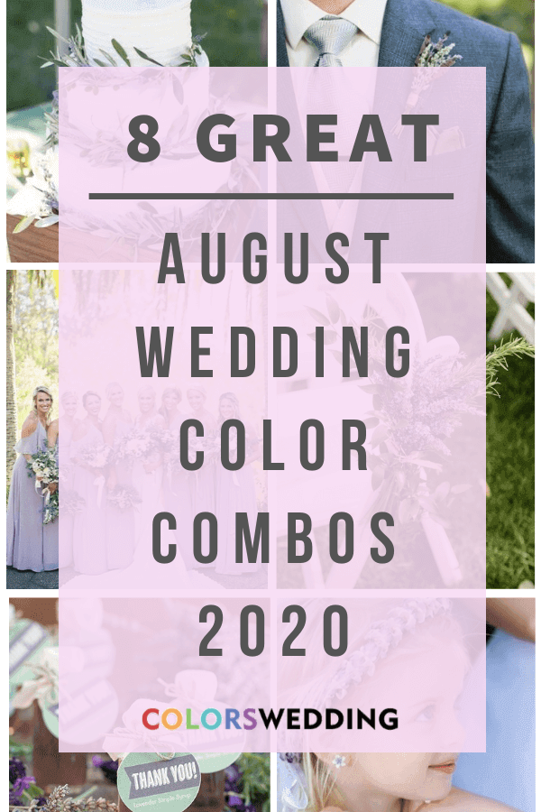 8 Great Wedding Color Combos for 2020