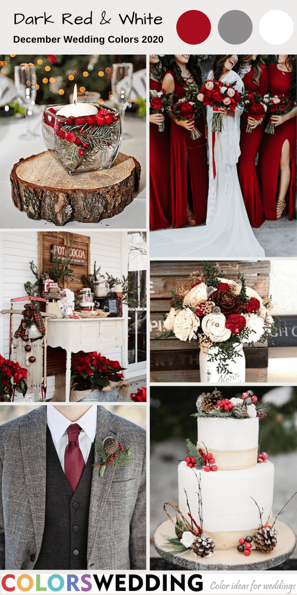 February wedding colors top 2020