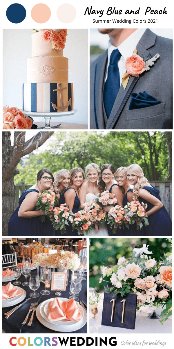 Best 8 Summer Wedding Color Combos for 2021