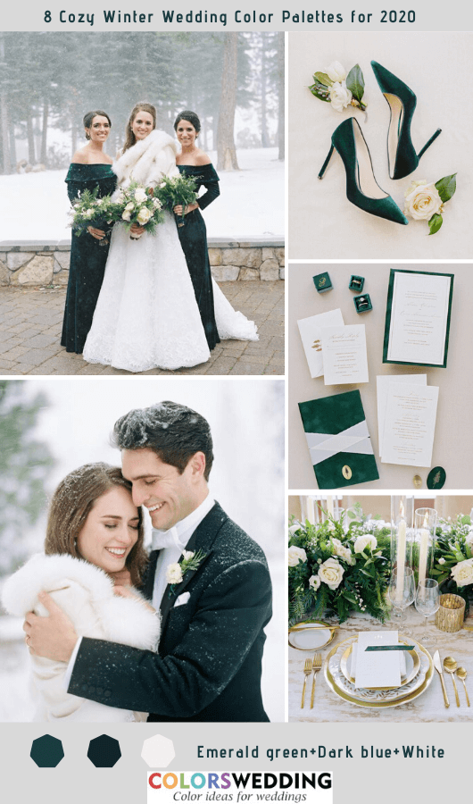 Featured image of post Dark Blue And Green Wedding Colors : Green shades symbolize life, growth, fertility, health and the environment.