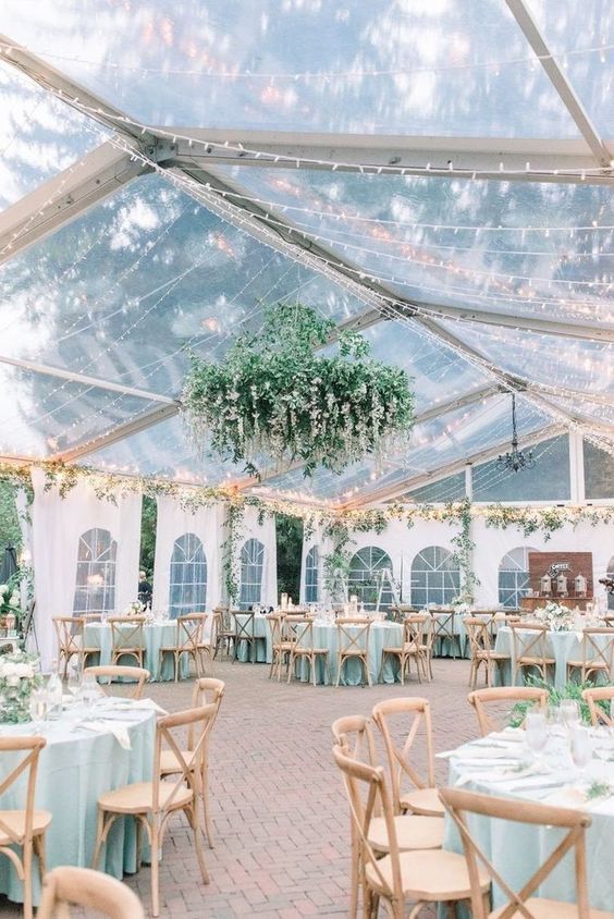 ice blue wedding venue for ice blue and gold spring wedding 2021