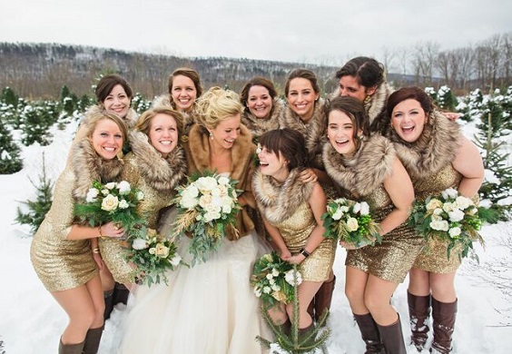 Woodland wedding bridesmaid dresses 2025