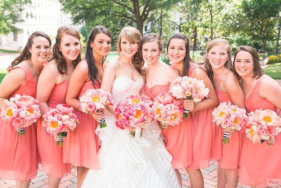 peach bridesmaid dresses for peach and yellow april wedding 2020