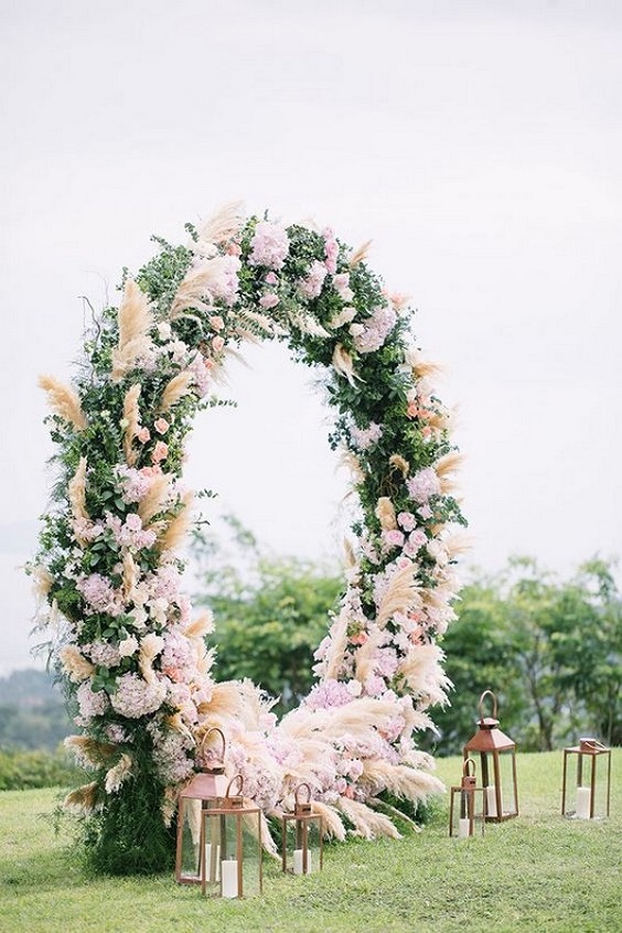 Blush and green wedding arch for blush and green april wedding 2020
