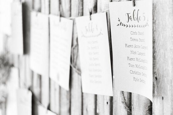 Seating charts for Champagne, Sunflower and Khaki Rustic Summer Wedding