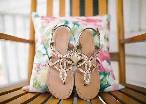 Wedding shoes for Grey, Orange and Woods Color Rustic Summer Wedding