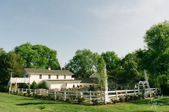 Wedding venue for Honeydew, Blush and Champagne Rustic Summer Wedding