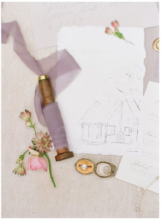 lavender ribbon for lavender grey fall wedding colors 2021
