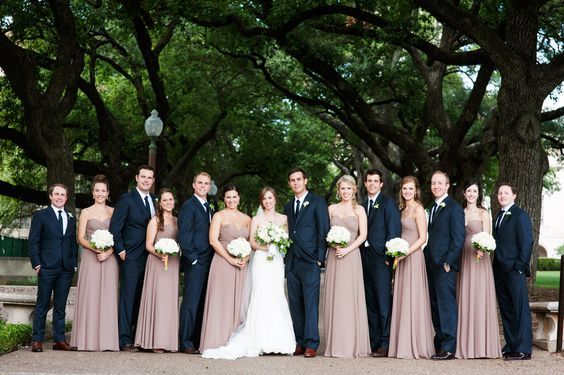 navy blue men suit dusty rose bridesmaid dresses for navy blue dusty rose blue fall wedding colors