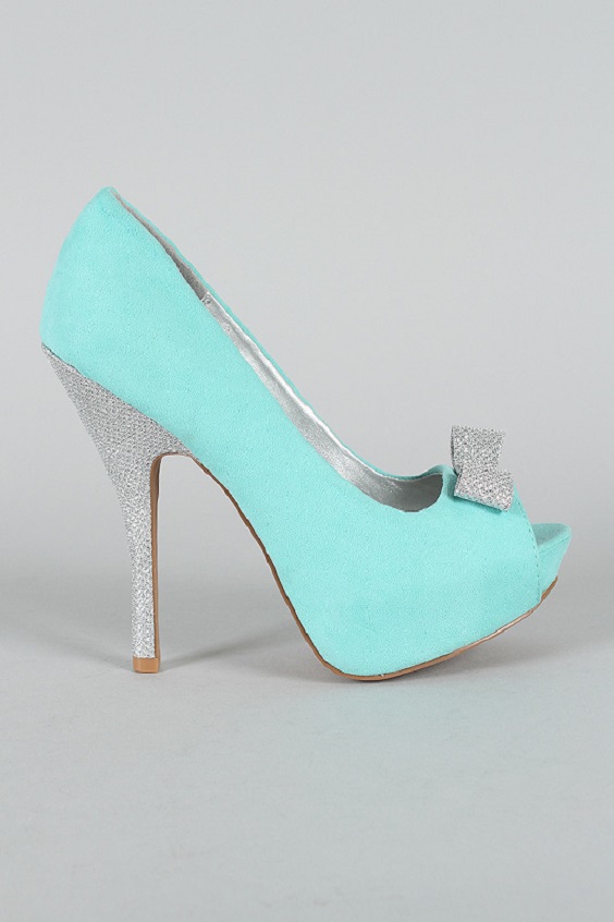 turquoise blue shoes for turquoise blue gray blue fall wedding colors