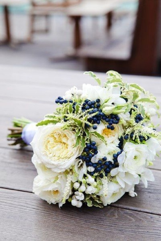 royal blue and green bouquets for royal blue green blue fall wedding colors