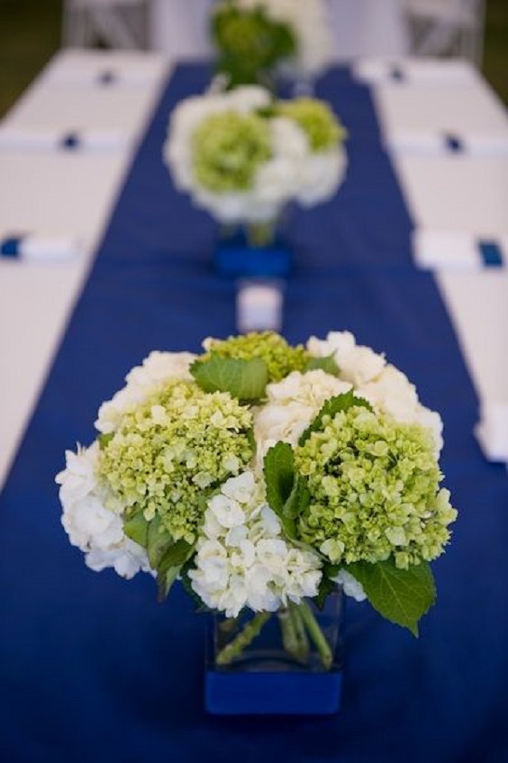 royal blue table runner green table garland for royal blue green blue fall wedding colors