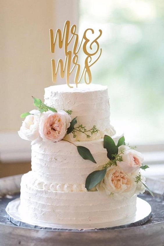 blush and gold wedding cake topper for blush gold beach wedding colors 2020