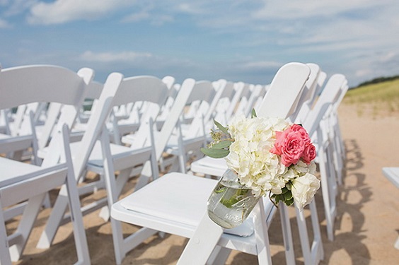 coral chair decoration for pink coral beach wedding colors 2020