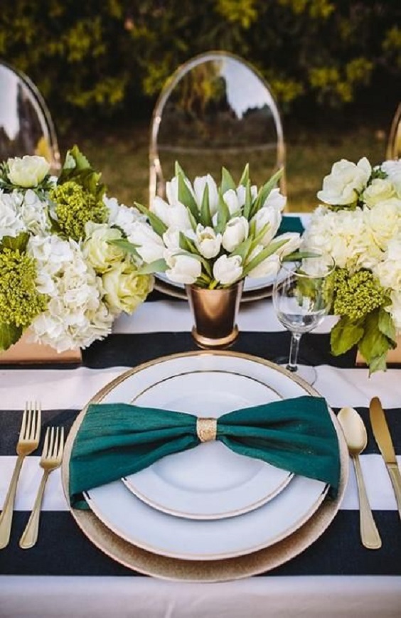 teal table napkin gold knifes for teal gold fall wedding colors