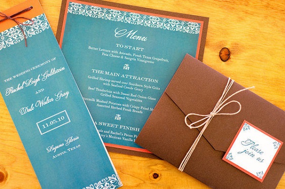 teal wedding invitations for teal teal fall wedding colors