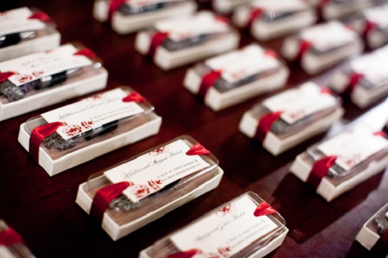wedding favors for red and black wedding colors red black and white