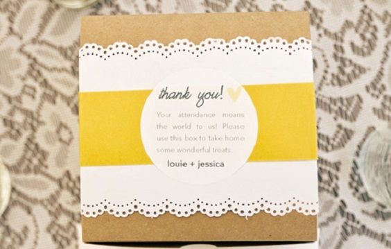 yellow thank you notes