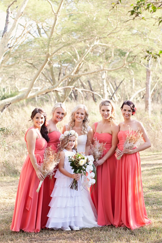 coral bridesmaid dresses white flower girl dress for navy blue and coral wedding color navy coral gold
