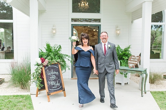 gray father suit blue mother dress for gray blue red outdoor october wedding