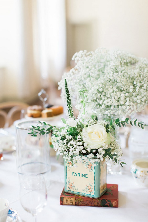 green table garland for green rustic elegant wedding