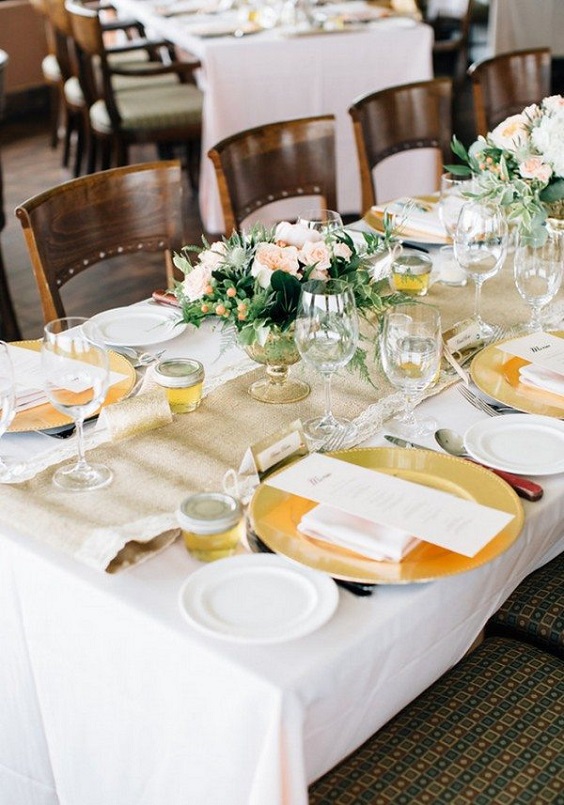 yellow orange white table decorations for yellow orange white rustic elegant wedding