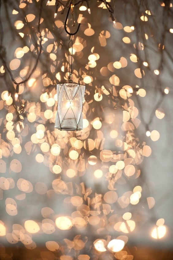 gold background fairy lights for winter wonderland wedding color gold and brown