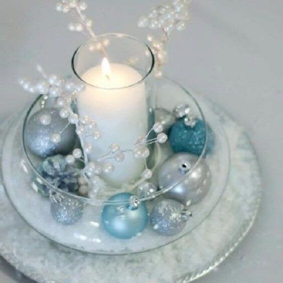 ice blue and dusty blue wedding ornaments for winter wonderland wedding color ice blue and dusty blue
