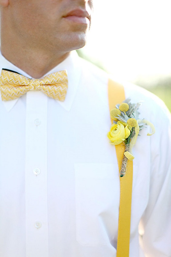 dusty blue and yellow boutonniere yellow bow tie for dusty blue and yellow blue and yellow wedding