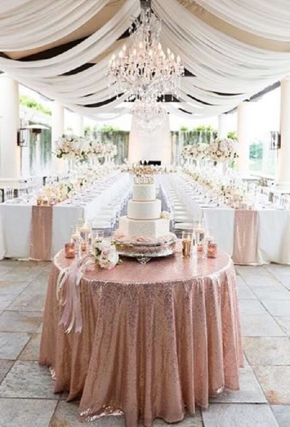 rose gold table decorations white wedding cakes for rose gold white rose gold and burgundy wedding