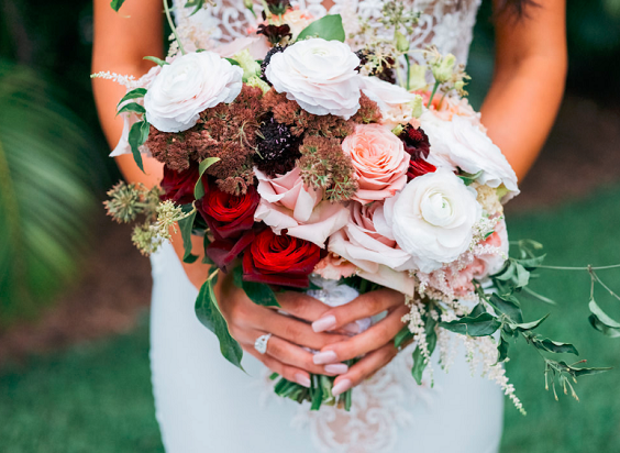 burgundy white pink wedding bouquets for burgundy white pink rose gold and burgundy wedding