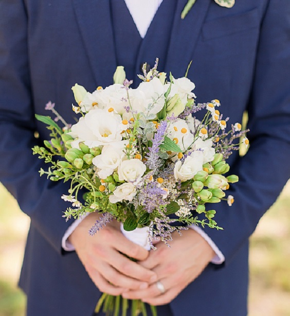 navy blue grooms attire for navy blue lavender purple and blue wedding